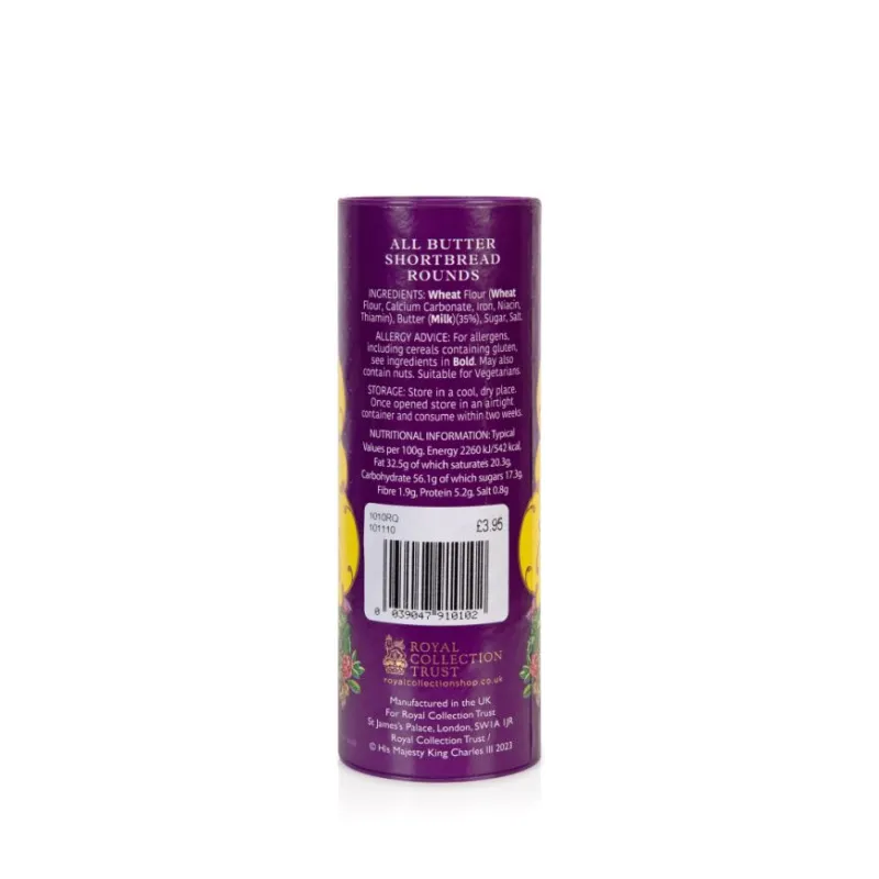 Best Buckingham Palace Miniature Shortbread Tube Biscuits