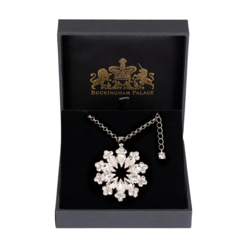 Outlet Crystal Decagon Pendant Necklaces
